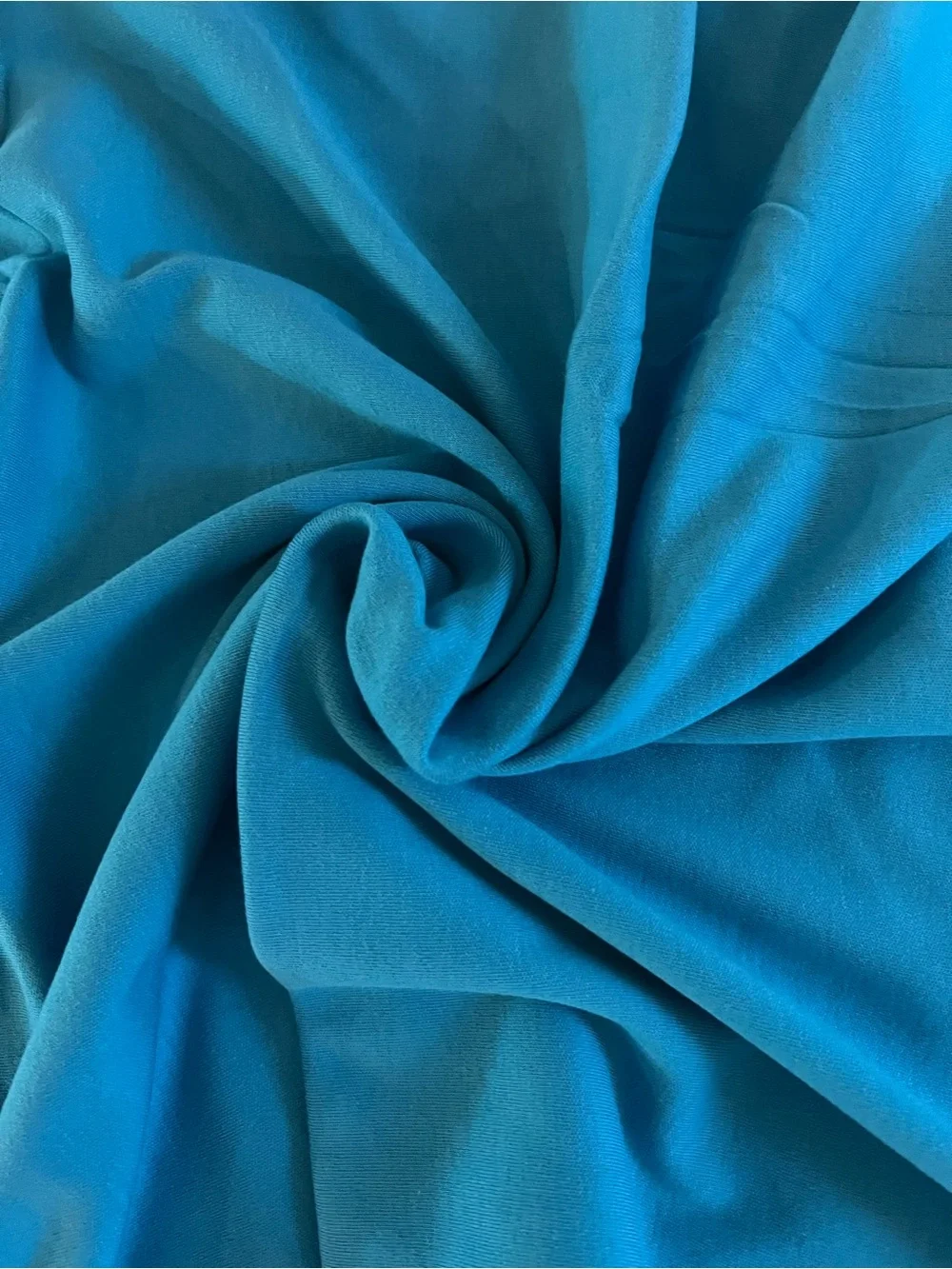 Fabric Sewing Jersey Knit in Turqouise Aqua Blue 2 Yards